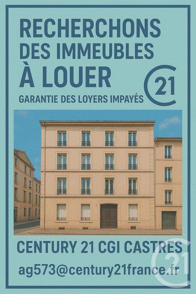 maison à louer - 5 pièces - 120.0 m2 - CASTRES - 81 - MIDI-PYRENEES - Century 21 C.G.I.