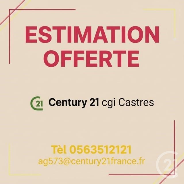 Appartement à louer - 4 pièces - 55.0 m2 - CASTRES - 81 - MIDI-PYRENEES - Century 21 C.G.I.